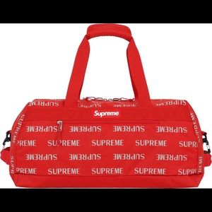 Authentic Supreme 3M Reflective Repeat Duffle Bag